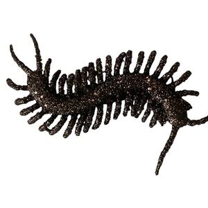 Creepy Crawley centipede Glitter hair clips